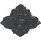 Ekena Millwork Piedmont Ceiling Medallion (Fits Canopies up to 6 1/2"), 67 1/8"W x 48 5/8"H x 1 7/8"P, Pewter CM67PEPES - alternate 4